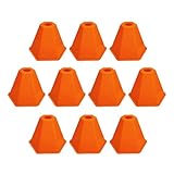 Sportkegel - 10-teiliges tragbares Agilitätstrainingsset | Kleine Hütchen Für Fußballtraining...