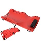 Mechanischer Schieber unter dem Auto | Rollbrett für Autoreifen, 91 cm mit dicken Rädern,...