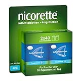 NICORETTE Lutschtabletten mit 4 mg Nikotin – freshmint Geschmack – diskret mit dem Rauchen...