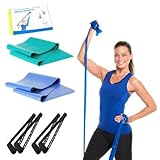 Artzt Vitality Widerstandsbänder Latexfrei Set inkl. Griffe – Fitnessband Professionelles...