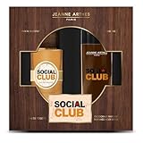 JEANNE ARTHES - Geschenkset für Herren – Social Club – Eau de Toilette 100 ml + Deospray 200 ml...