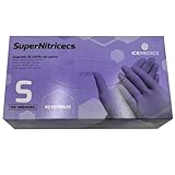 ICEMEDICS - Supernitricecs Handschuhe Nitril - Einweg - Boxen mit 100 Stück - Farbe Blau - Staub...