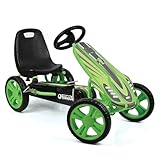 Hauck Gokart Speedster für Kinder 4-8 Jahre, bis 50 kg, Handbremse, 3-Fach Verstellbarer Sitz,...