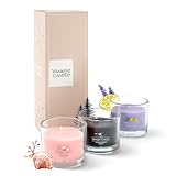 Yankee Candle Duftkerzen Geschenkset | 3 duftende Mini gefüllte Votivkerzen | Soja-Wachs-Mix |...