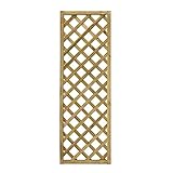 TheGoodGarden Gitter aus Holz Sichtschutz imprägniert Autoklav Diagonal Mesh Trendy Farbe Natur...