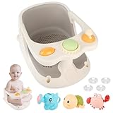 Aragallant Baby Badesitz ab 6 Monate, Badewannensitz mit 4-starken Saugnäpfen, Rutschfester...