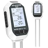 YAMRON ph messgerät Erde, 7-in-1 Digital Plant Wasser&bodenmessgerät with EC/TDS/Fruchtbarkeit/PH...