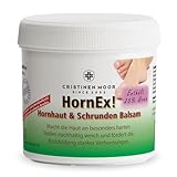 HornEx! Hornhaut & Schrunden Balsam mit 25% Urea | 200ml | Fußcreme | entfernt zuverlässig...