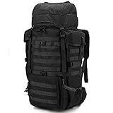 Mardingtop 70L Militär Rucksack Trekkingrucksack mit Regenschutz Wanderrucksack im Freien Große...