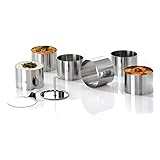 chg 3405-00 Dessert- Speiseringset, 8-tlg., hochwertiger Edelstahl-rostfrei in Profiqualität (6...