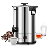 Kaffeemaschine mit Rundfilter 15 L, 150 Tassen / H Kaffee Heißwasserspender, 1500 W...