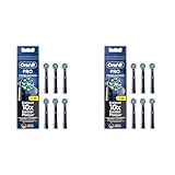 Oral-B Pro CrossAction Aufsteckbürsten für elektrische Zahnbürste, 6 Stück, überlegene...