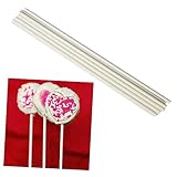 DINHEAROM 20 Stück Papier Lollipop Sticks Umweltfreundliche Stabile Papierspitzen für Fondant...