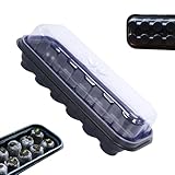 Keimtablett, 12 Zellen, mit transparenter Feuchtigkeitsabdeckung, wiederverwendbar, zum Klonen von...