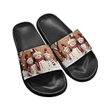 Biyejit Pantoletten, offene Zehen, Duschpantoffeln für Sommer, Strand, Pool, Badezimmer, Garten,...