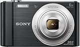 Sony DSC-W810 Digitalkamera (20,1 Megapixel, 6x optischer Zoom (12x digital), 6,8 cm (2,7 Zoll)...