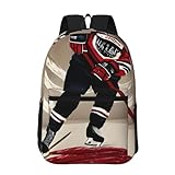 Hockey-Sport-Laptop-Rucksack für Reisen, Arbeit, für Männer und Frauen, Laptoptasche mit...