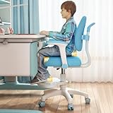 cadciehe Kinder-Schreibtischstuhl, ergonomischer Kinderstuhl mit Haltungskorrektur, verstellbare...