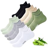 inaWarm Bambus Sneaker Socken Damen 39-42 35-38, 6 Paar Atmungsaktive Sportsocken, Kurze Laufsocken...