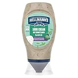 Hellmann's Sour Cream Sauce leckere Grillsauce mit Schnittlauch perfekt zu Kartoffelecken und Nachos...