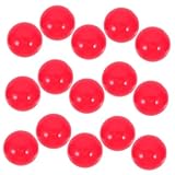TOPBATHY 50 Stück Rote Glasperlen Flacher Boden Vase Füller Dekorationen DIY Bastelmaterial...