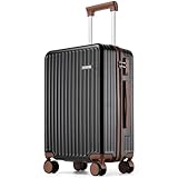 Ruausine Handgepäck Flugzeugtauglich Hartschalenkoffer mit 4 Spinner-Rollen Leichter Kleiner...
