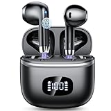 Bluetooth Kopfhörer, Kopfhörer Kabellos Bluetooth 5.3 mit 4 ENC Noise Cancelling Mic, kopfhörer...