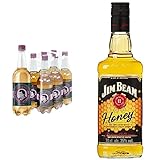 Thomas Henry Ginger Ale - besonders würzig - (6 x 750 ml PET-Flasche DPG Einweg) + Jim Beam Honey -...