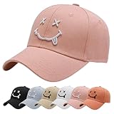 Baynetin Baseball Cap Classic Baumwolle Stickerei Baseballkappen Gestickte Lächeln Verstellbar...