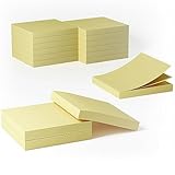 12 Blöcken 76 x 76 mm Classics gelbe Haftnotizen, selbstklebende Notizblöcke Sticky Notes...