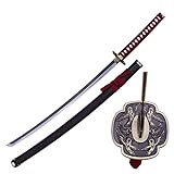 Katana Schwert echt Metall Nicht Scharf Samurai Schwert aus Stahl mit Einer Scheide zur Dekoration...