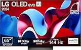 LG OLED65C47LA TV 65' (165 cm) OLED evo Fernseher (α9 Gen7 4K AI-Prozessor, webOS 24, Dolby Vision,...