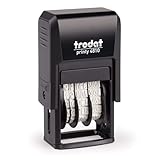 Trodat Printy 4810 Datumstempel für den täglichen Bürobedarf – integriertes trodatkissen, 4...