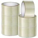 K-MART 6er Verpackungsklebebandrolle – 48 mm x 66 m, geräuscharm, stark klebend, transparentes...