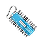 Bosch Accessories 21-tlgs. Schrauber Bit-Set Blau (mit Universal-Bithalter, Karabiner, Zubehör für...