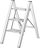 GVNFJKJK Trittleiter, Leitern, Klappleiter, verdickte Fischgrätenleiter aus Aluminiumlegierung,...