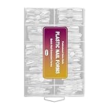 Nagelformen – 120 Stück Doppelnagelbauformen – 12 Größen, wiederverwendbar, transparent,...