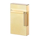 EWDHJK Petroleumfeuerzeug mit seitlich verschiebbarer Schleifscheibe aus Metall, sanfte, weiche...