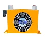 KAKAK AJ0608T-CA 60L/min Luft-Öl-Kühler mit Lüfter, Wärmetauscher-Kühler, energieeffiziente...