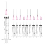 10ml Kunststoff Spritze mit Nadel 10 Stück Spritzen Einzeln Verpackt Langlebige Kolostrum Spritzen...