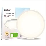 BestLuz Deckenlampe LED Deckenleuchte 200lm/w 18W 3600LM 4000K, LED Deckenleuchte Flach für...