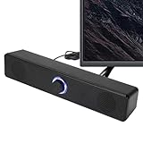 Kabellose Soundbar – Heimkino-Bar, kompaktes Stereo-Soundsystem | Deep Bass Bluetoth Soundbar für...