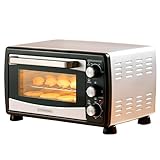 Mini Backofen 20 Liter | Pizza-Ofen | Minibackofen | 3in1 Backofen mit Umluft | herausnehmbares...