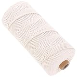 TOVINANNA Baumwollschnur Beige Sausage Making Twine für Küche Fleischnetz Rouladenbinden DIY...