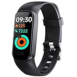 Runlio Fitness-Tracker Smartwatch mit Herzfrequenz, Blutsauerstoff, IP68 wasserdichter...