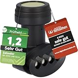 [ Test 2X SEHR GUT *] ZEHNDER Quad LNB, LTE Abschirmung, Sun Protect UV Schutz, Digital 4Fach 4K LNB...