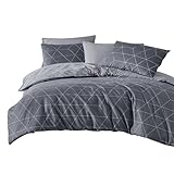 Traumschlaf Renforcé Bettwäsche • Modernes Linien-Design aus 100 % Baumwolle • mit...