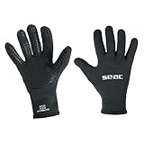 SEAC Unisex-Adult Prime Gloves 5 mm Neopren-Tauchhandschuhe, nylongefüttert, rutschfeste...