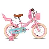 JOYSTAR Little Daisy 14 Zoll Kinderfahrrad für 3 4 5 Jahre Mädchen Kleinkinderfahrrad mit...