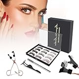 Magnet Wimpern 12 StüCk Magnetische Magnetisch 3D Magnetwimpern Wimpern Set Eyelashes KüNstliche...